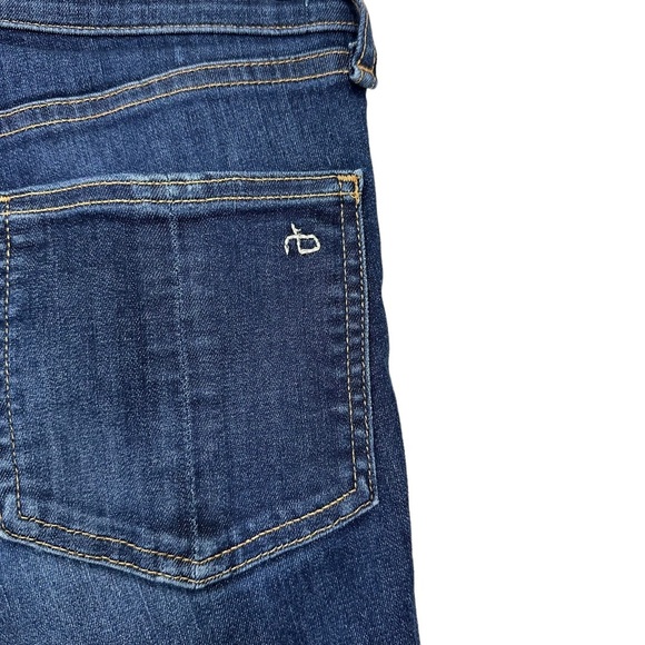 Rag & Bone 10” Ankle Skinny Jean Mad River Blue 26 - Picture 8 of 13